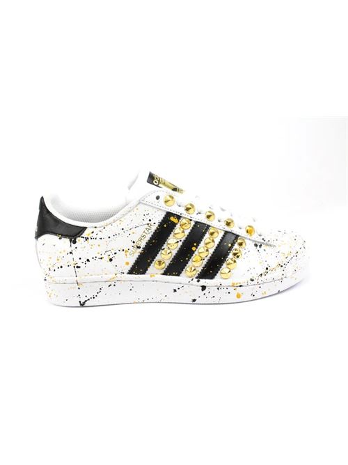 Adidas superstar store nero oro